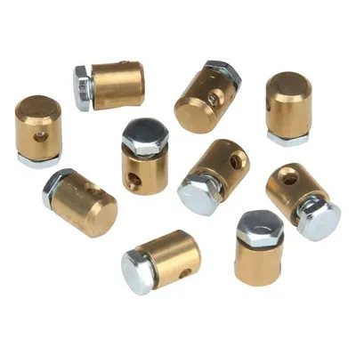 Zdjęcie produktu dla zestaw 10 złączek śrubowych 5x7 mm linki przepustnicy do motoroweru motoroweru skutera mokick