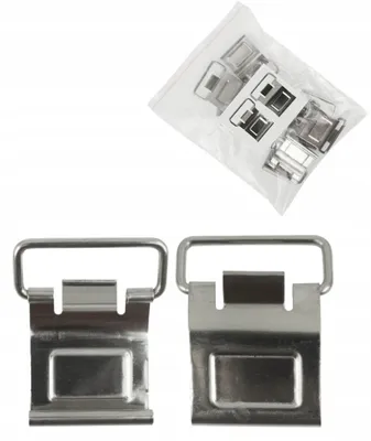 Produktbild von Metallische Befestigungsklammern für hermetische Leuchten, Set mit 10 Stück.