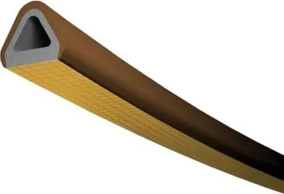 Obrázek produktu pro Těsnění TLT do oken a dveří, profil D 100 H, 9 x 8 mm, hnědé, 2 x 50 m