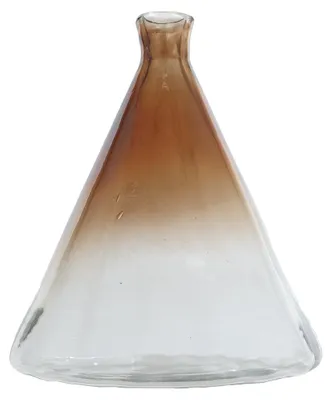 Image de Vase Antje L verre brun 25x25x27cm