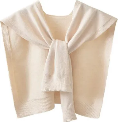 Produktbild von Strickschal, einfarbiges Design, weicher, strukturierter Stoff, leicht zu tragender Schal, gemütlicher Wickelschal, für den Alltag