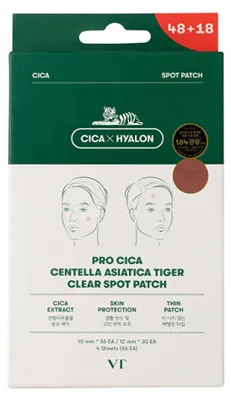 Produktbild von Aknepflaster Pro Cica Centella Asiatica Tiger Clear Spot Patch 66 Stü ck