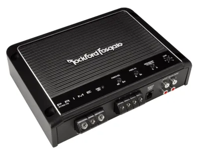 Productafbeelding van Rockford Fosgate R750-1D mono-versterker, 750 watt, subwooferversterker met laagdoorlaatfilter