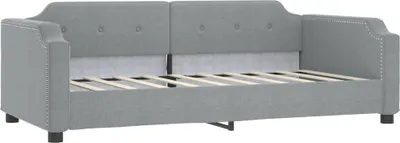 Immagine prodotto di vidaXL Divano letto grigio chiaro 100x190 cm in tessuto