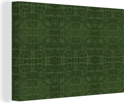 Produktbild von OneMillionCanvasses® - Leinwandbilder - 150x100 cm, Leder - Textur - Tierhaut, Wandbilder Kunstdruck Wanddekoration - Foto auf Leinwand - Gemälde auf Holzrahmen