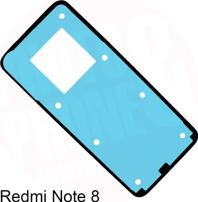 Produktbild von Xiaomi Redmi Note 8 Akkudeckel Klebefolie Kleber Backcover Batterie Rahmen Neu