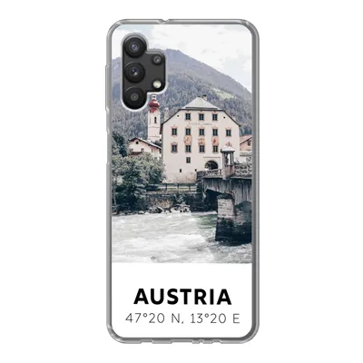 Produktbild von MuchoWow® Handyhülle Schutzhülle Hülle für Samsung Galaxy A32 5G Österreich - Wasser - Alpen Silikon Softcase Handy Hülle - Softcase