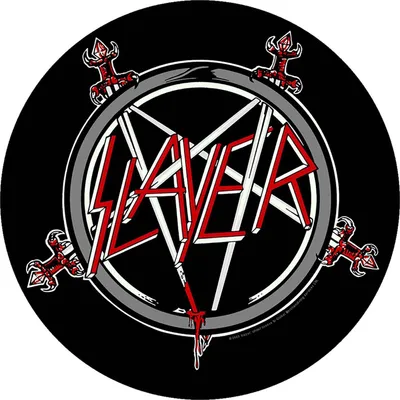 Obrázek produktu pro Slayer - Pentagram - nášivka RO6323 (jedna velikost) (černá/červená/bílá)