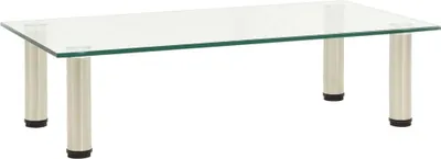 Produktbild von TV-Tisch 60x35x17 cm Transparentes Hartglas