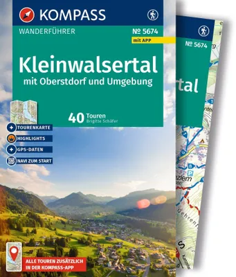 Produktbild von KOMPASS Wanderführer Kleinwalsertal, 35 Touren mit Extra-Tourenkarte