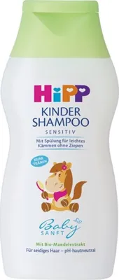 Zdjęcie produktu dla HiPP Babysanft szampon + odywka, szampon 200 ml