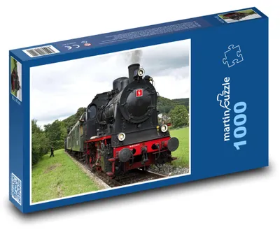 Obrázek produktu pro Puzzle 1000 Parní lokomotiva na železnici - martinpuzzle