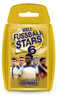 Produktbild von Top Trumps - Weltfußballstars 6 Kartenspiel Quartettspiel Fußball