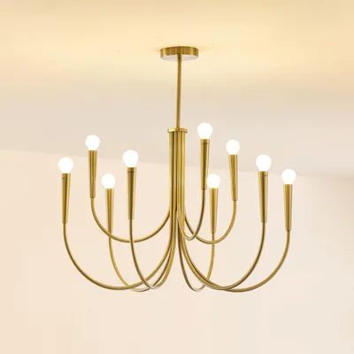 Produktbild von KOSILUM - Kronleuchter, Eisen - Gold - Kaelisma