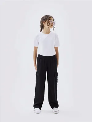 Immagine prodotto di Confortevole Ragazze Cargo Pantaloni Jeans Stretch Baggy Pantaloni NKFBELLA |