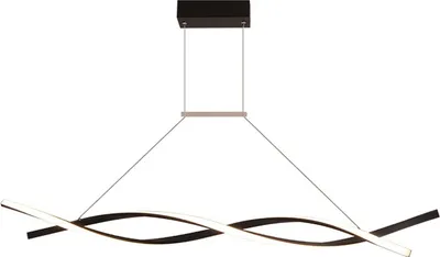 Produktbild von LED Pendelleuchten, Esstisch Pendellampe, Stufenlos Dimmbare Deckenleuchte, 100 cm Höhenverstellbare Hängeleuchte mit Fernbedienung, Esszimmer Hängelampe, Deckenlampe, Schwarz