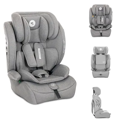 Produktbild von Lorelli Kindersitz i-Size Adventure (76-150 cm) Kopfstütze verstellbar bis 36 kg dunkelgrau