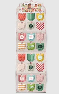 Produktbild von Tee-Adventskalender Winterdorf- 24 verschiedene Teesorten v. Theodor Maass Geschenk Geschenke