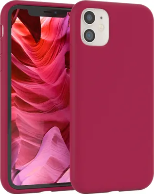 Produktbild von EAZY CASE Silikonhülle für Apple iPhone 11 Silikon Backcover Schutz in Rot