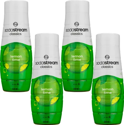 Obrázok produktu pre Sodastream sirup citrón limetka 4x440ml nápojový sirupový koncentrát