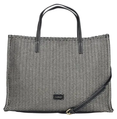 Produktbild von Rieker Damen Henkeltasche Sommerfeeling großes Hauptfach H1074, Farbe:Schwarz