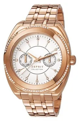 Produktbild von Esprit Damen Uhr Armbanduhr Clymene Edelstahl Rosé EL102072F04