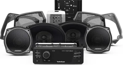 Produktbild von ROCKFORD FOSGATE 16,5 cm Koax Lautsprecher 4 Kanal Verstärker HD9813SG-STAGE3
