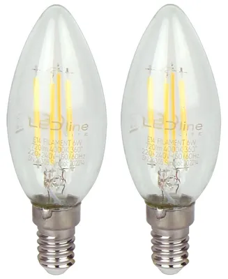 Produktbild von LED Line E14 LED-Lampe B35 6W 720lm 4000K tralweiß 2 Stück