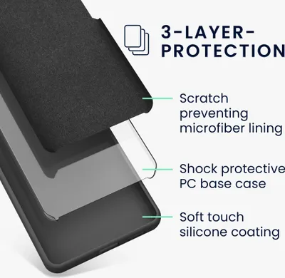 Produktbild von kwmobile Hülle kompatibel mit Samsung Galaxy A34 5G - Hülle Silikon gummiert - Handyhülle - Handy Case in Rhabarber Rot