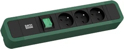 Obrázek produktu pro Bachmann PRIMO 2, 2 m, Vnitřní, Typ E, Type EF (CEE 7/7), Zahnutý, 1,5 mm²