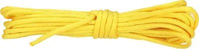 Produktbild von Gelb - Paracord 550lb Nylon Seil, Abspannseil für Camping Fallschirmschnur, reißfest - 4mm, 249 Kg (5 Meter)
