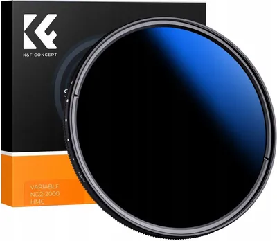 Zdjęcie produktu dla FILTR 77mm 77 mm K&F CONCEPT Typ FADER SZARY REGULOWANY Nano-C ND2-ND2000 / KF01.2446