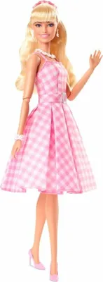 Image de Barbie The Movie Jurk vichy rose Modepop