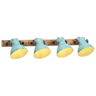 Obrázok produktu pre Nástenná lampa 25 W šmuhovaná modrá 90x25 cm E27