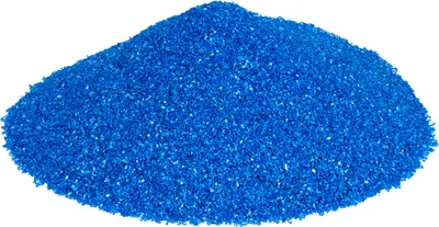 Produktbild von Dekosand Brilliant blau 0.1-0.5mm 1kg | Farbsand