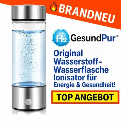 Produktbild von AquaVital™ Original Wasserstoff Wasserflasche Ionisator - dein Energiebooster!