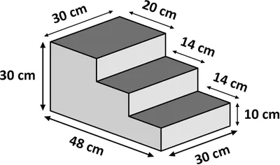 Image de Escalier pour chiens Escalier pour chats Escalier pour animaux de compagnie Aide à l'escalade Couverture en peluche 3 marches Velours marron