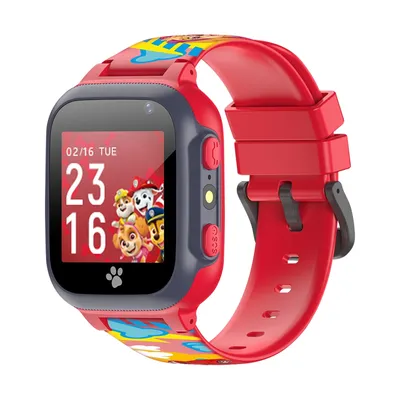 Obrázok produktu pre Forever, detské inteligentné hodinky s integrovanou kamerou SIM Paw Patrol, červené
