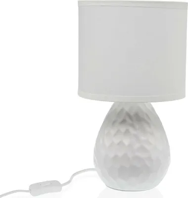 Immagine prodotto di Lampada da tavolo in Vetroceramica bianca 40 w 15,5 x 27,5 cm