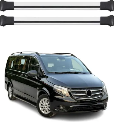 Produktbild von Dachträger Gepäckträger für Mercedes Vito Klasse W447 Relingträger Alu Silber 4x