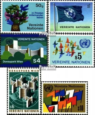 Produktbild von Briefmarken UNO - Wien 1979 Mi 1-6 (kompl.Ausg.) Jahrgang 1979 komplett gestempelt Donaupark Wien