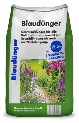 Produktbild von Blaudünger Universal 12,5 kg Blau, mineralisch, mit 8+8+8 Nährstoffformel