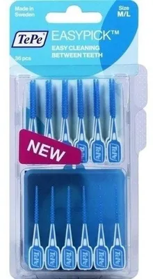 Produktbild von TePe Easy Pick M/L blau 36 Stück