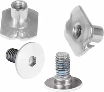 Zdjęcie produktu dla Powerslide Cuff+anti Rivet Fitting Next Screw Silver Srebrny Jeden rozmiar