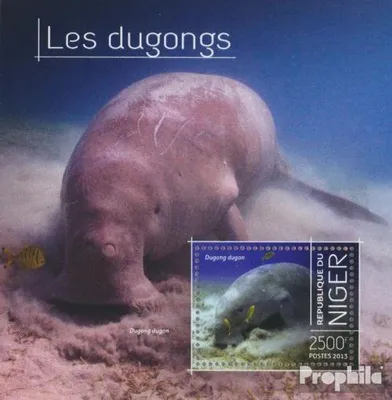 Produktbild von Briefmarken Niger 2013 Mi Block 254 (kompl. Ausg.) postfrisch Dugongs