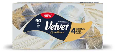 Obrázok produktu pre Velvet Chusteczki Uniwersalne Excellence 90 sztuk