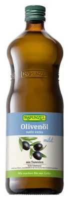 Produktbild von Rapunzel Olivenöl mild, nativ extra (1l)