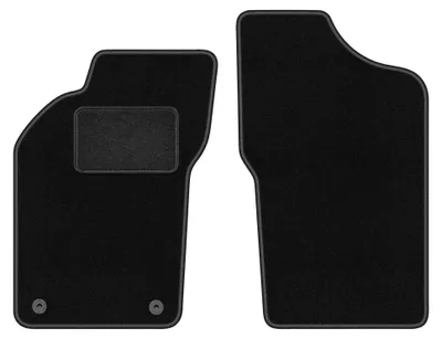Obrázok produktu pre Predné velúrové koberce pre: Alfa Romeo 155 1995-1999 (sedan) – 2 ks, čierne, na mieru – Wielganizator LUX
