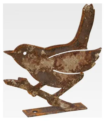 Produktbild von Gartendeko Vogel Piepmatz Baumtier Metall Rost Deko
