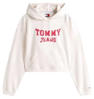 Produktbild von Tommy Jeans - Kurz-Hoodie für Damen GT27874 (34 DE) (Antikweiß)
